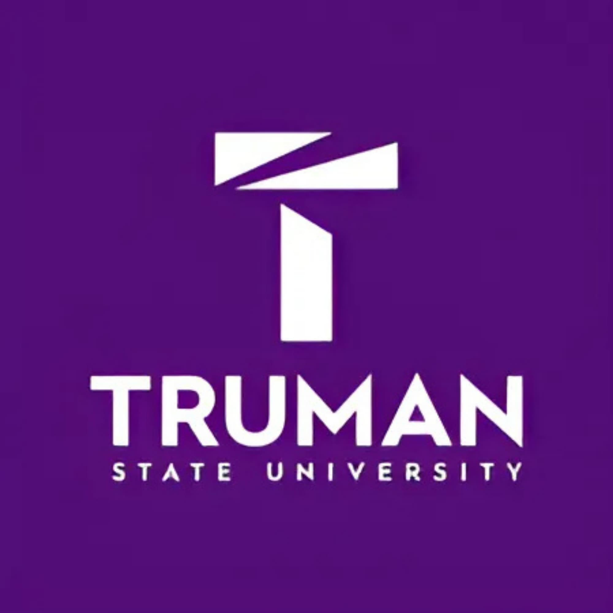 Logo of Truman State University with a stylized letter T in purple and white.