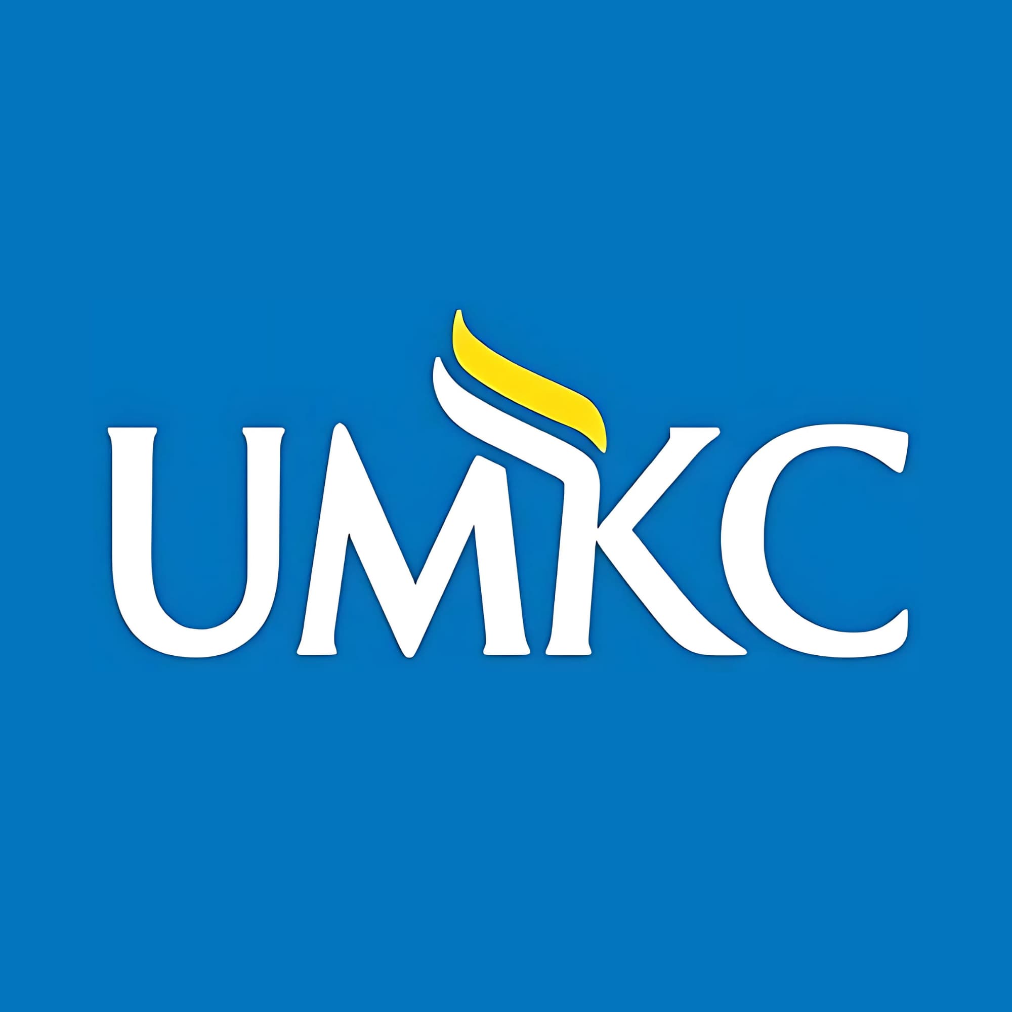UMKC logo University of Missouri Kansas City for their affiliated college chapter with Missouri Young Democrats.